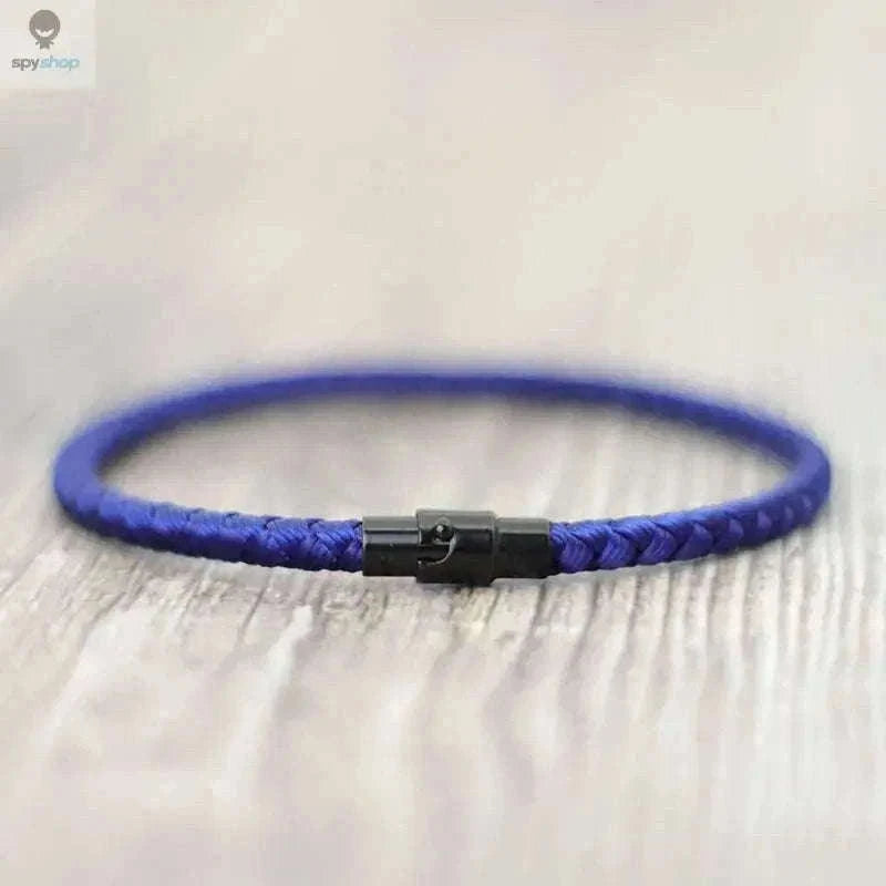 Red Thread Bracelet with Copper Accents, Classic Rope Design-green / S 18.5cm 7.3Inch