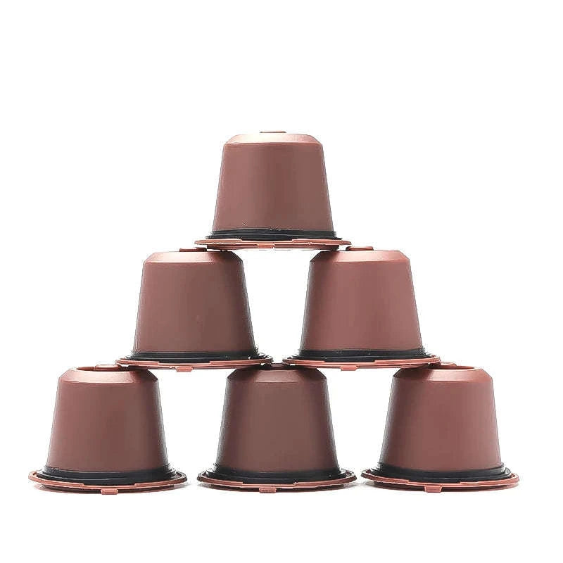 Refillable Nespresso Coffee Capsules – Eco-Friendly Reusable Pods-brown / L