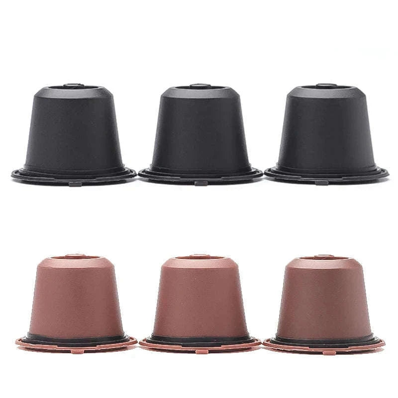 Refillable Nespresso Coffee Capsules for Custom Espresso-brown / L