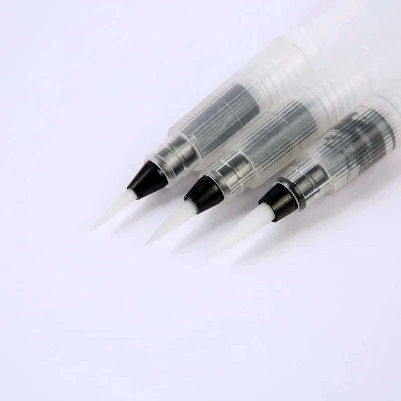 Refillable Watercolor Brush Pens Set for Smooth Fluid Strokes-3pcs