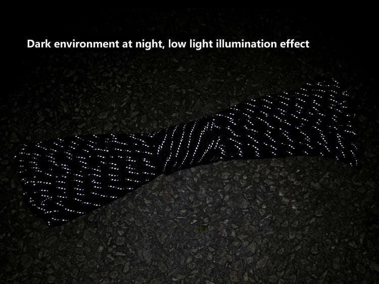 Reflective 7-Strand 4mm 550 Paracord Rope-fang Orange / 100M