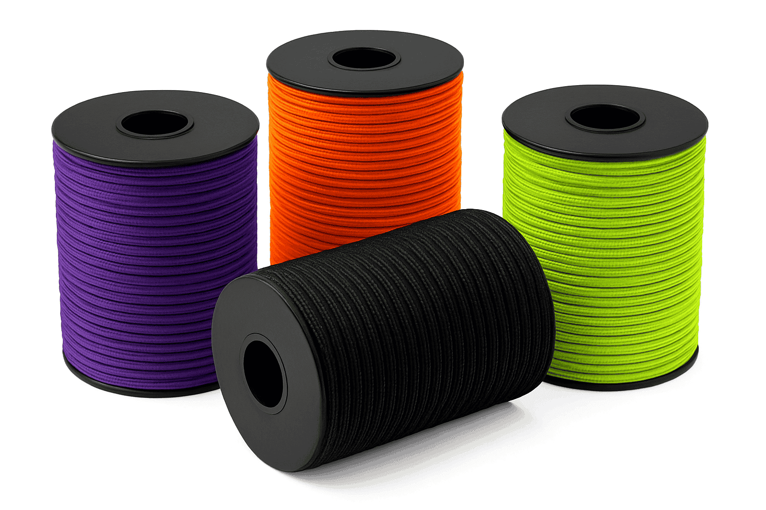 Reflective 7-Strand 4mm 550 Paracord Rope-fang Orange / 100M