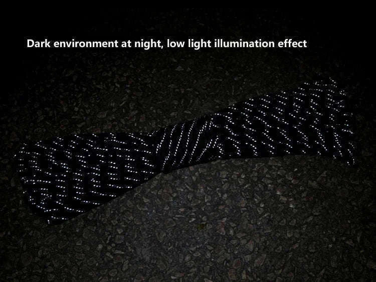 Reflective 7-Strand 4mm 550 Paracord Rope-fang Orange / 100M