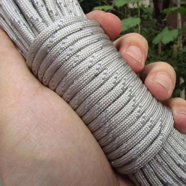 Reflective 7-Strand 4mm 550 Paracord Rope-fang Orange / 100M