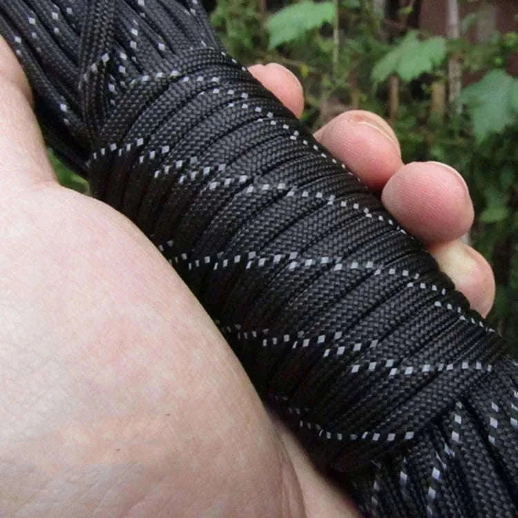 Reflective 7-Strand 4mm 550 Paracord Rope-fang Orange / 100M