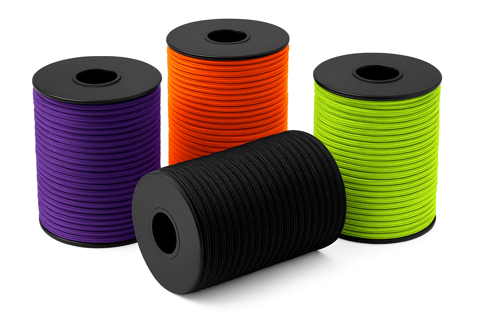Reflective 7-Strand 4mm 550 Paracord Rope-fang Orange / 100M