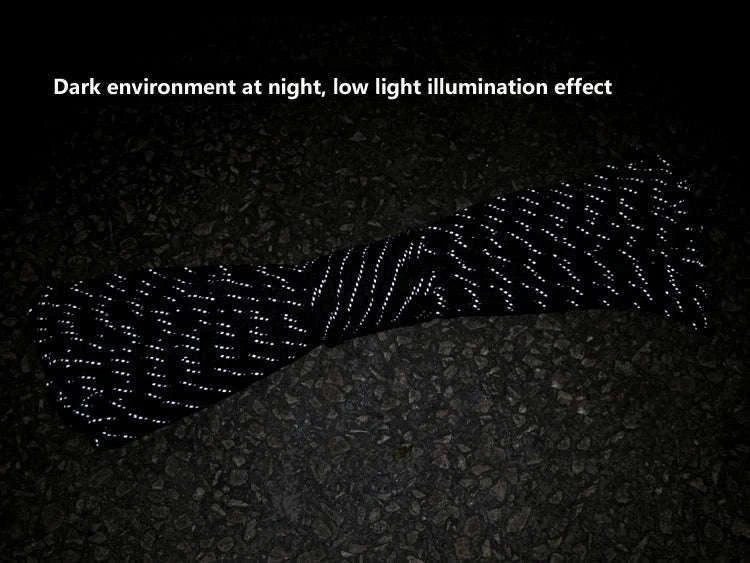 Reflective 7-Strand 4mm 550 Paracord Rope-fang Orange / 100M