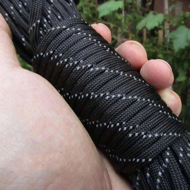 Reflective 7-Strand 4mm 550 Paracord Rope-fang Orange / 100M
