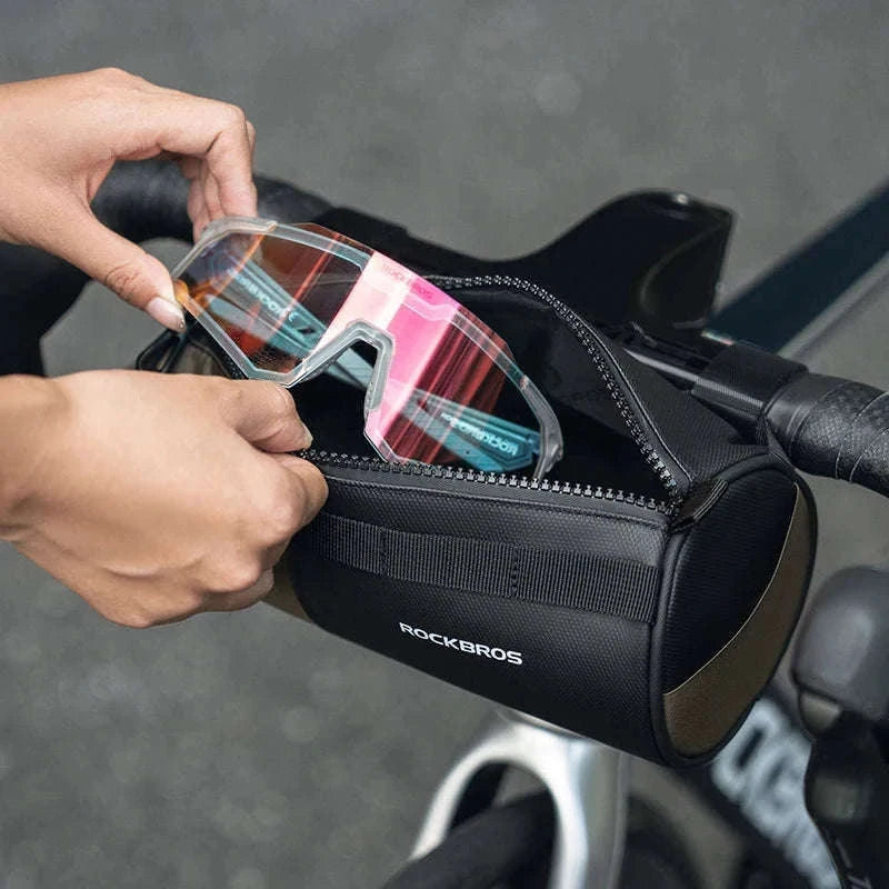 Reflective Bicycle Handlebar Bag, 1.7L Rainproof Front Bag-W007 / 1.7L