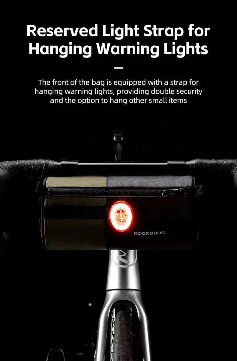 Reflective Bicycle Handlebar Bag, 1.7L Rainproof Front Bag-W007 / 1.7L