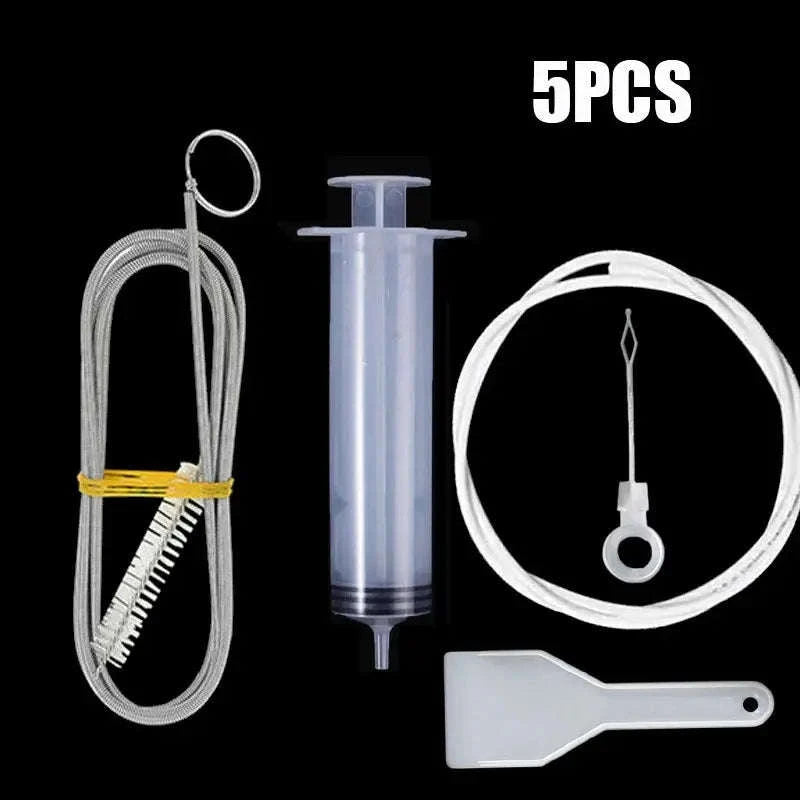 Refrigerator Drain Brush Cleaning Kit – Complete Tools for Clear, Hygienic Fridge Drains-6pcs