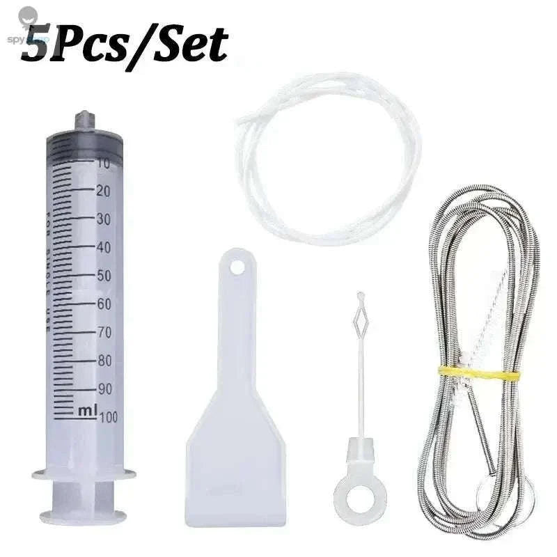 Refrigerator Drain Brush Cleaning Kit for Clear Fridge Drains-5pcs