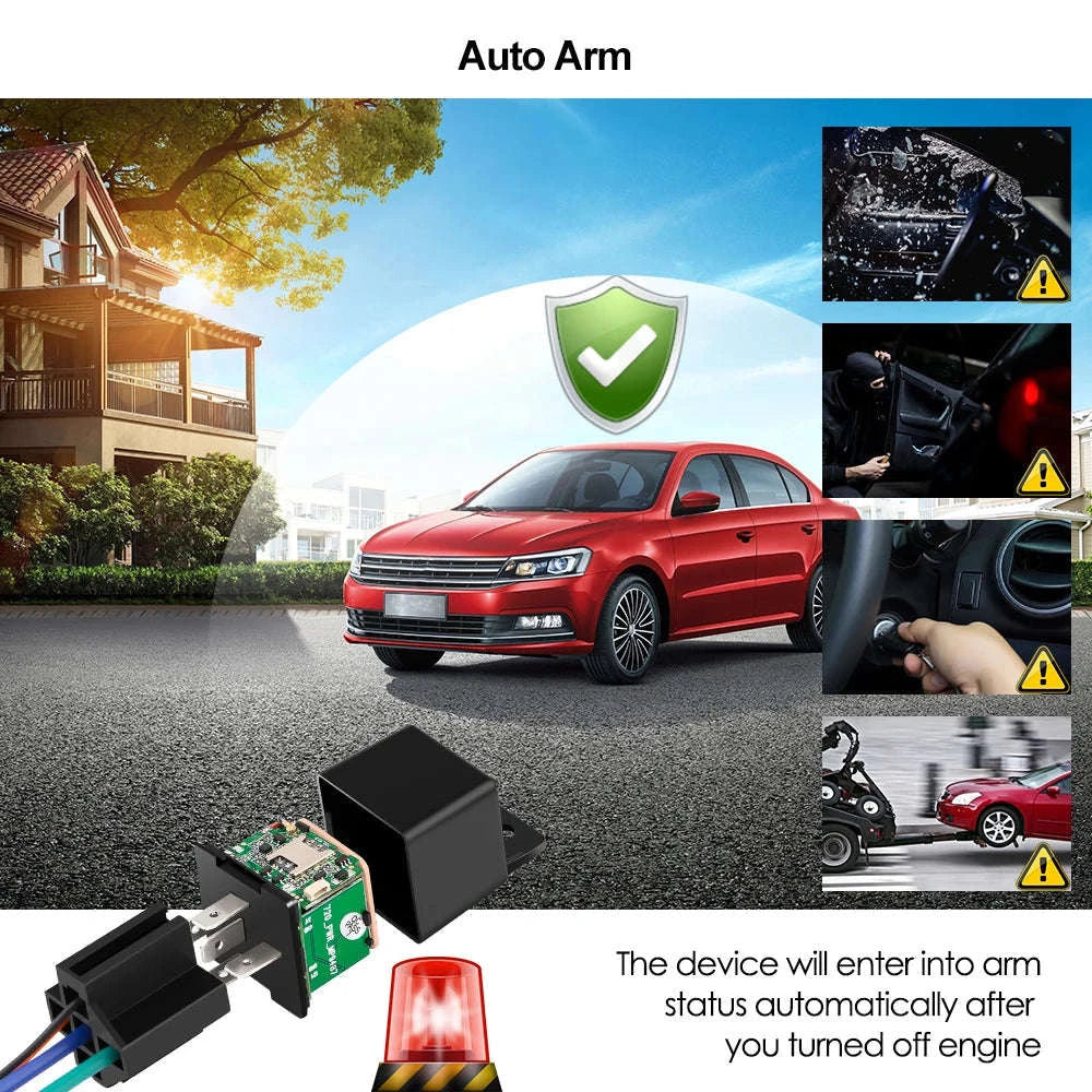 Relay GPS Tracker MV730 with Remote Fuel Cut-Off-4G MV730G