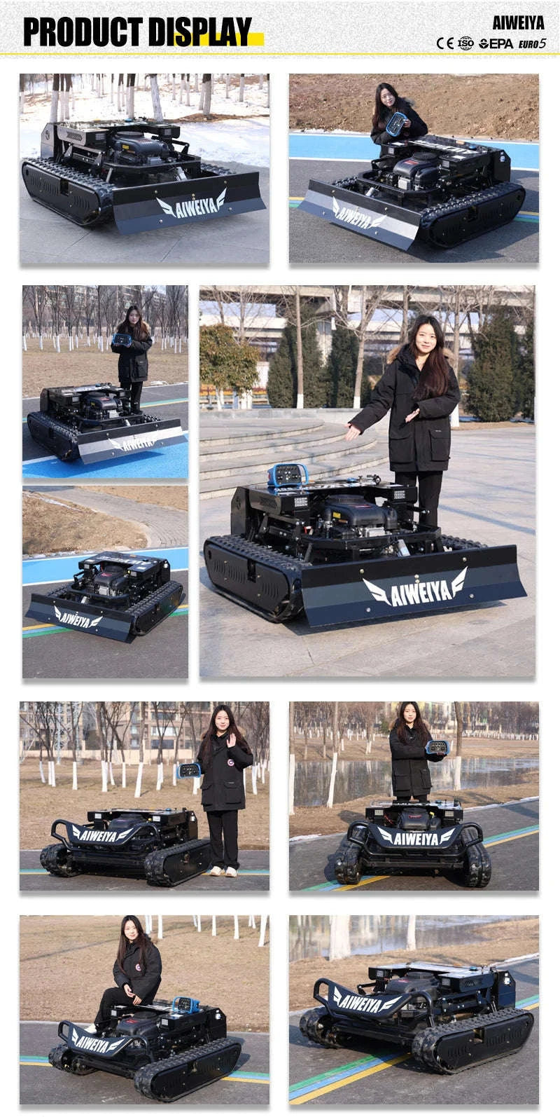 Remote Control All-Terrain Zero Turn Mower with 900mm Cutting Width-deposit / China Mainland
