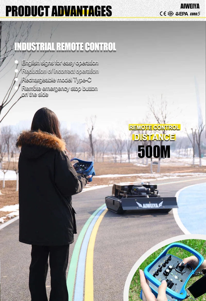 Remote Control All-Terrain Zero Turn Mower with 900mm Cutting Width-deposit / China Mainland