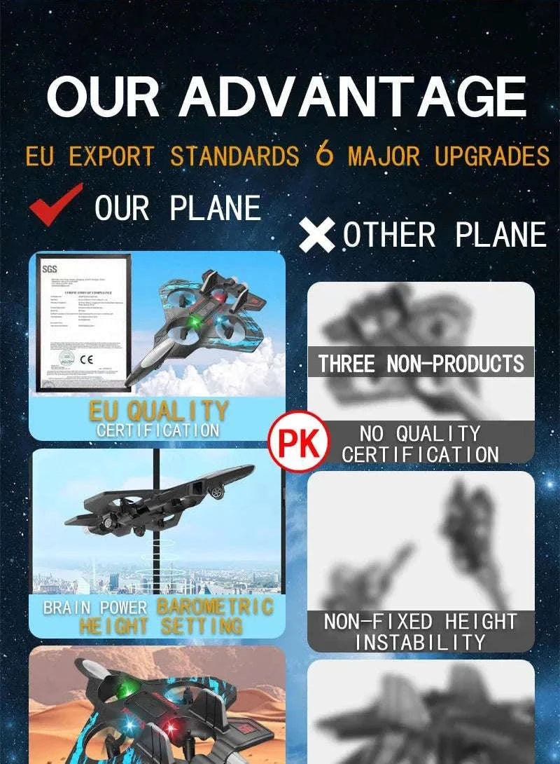 Remote Control Foam Jet Plane-Green