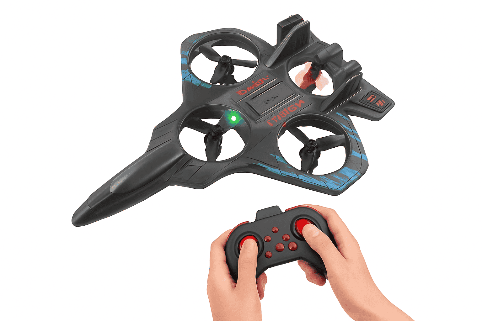 Remote Control Foam Jet Plane with LEDs and 4-Channel Control-