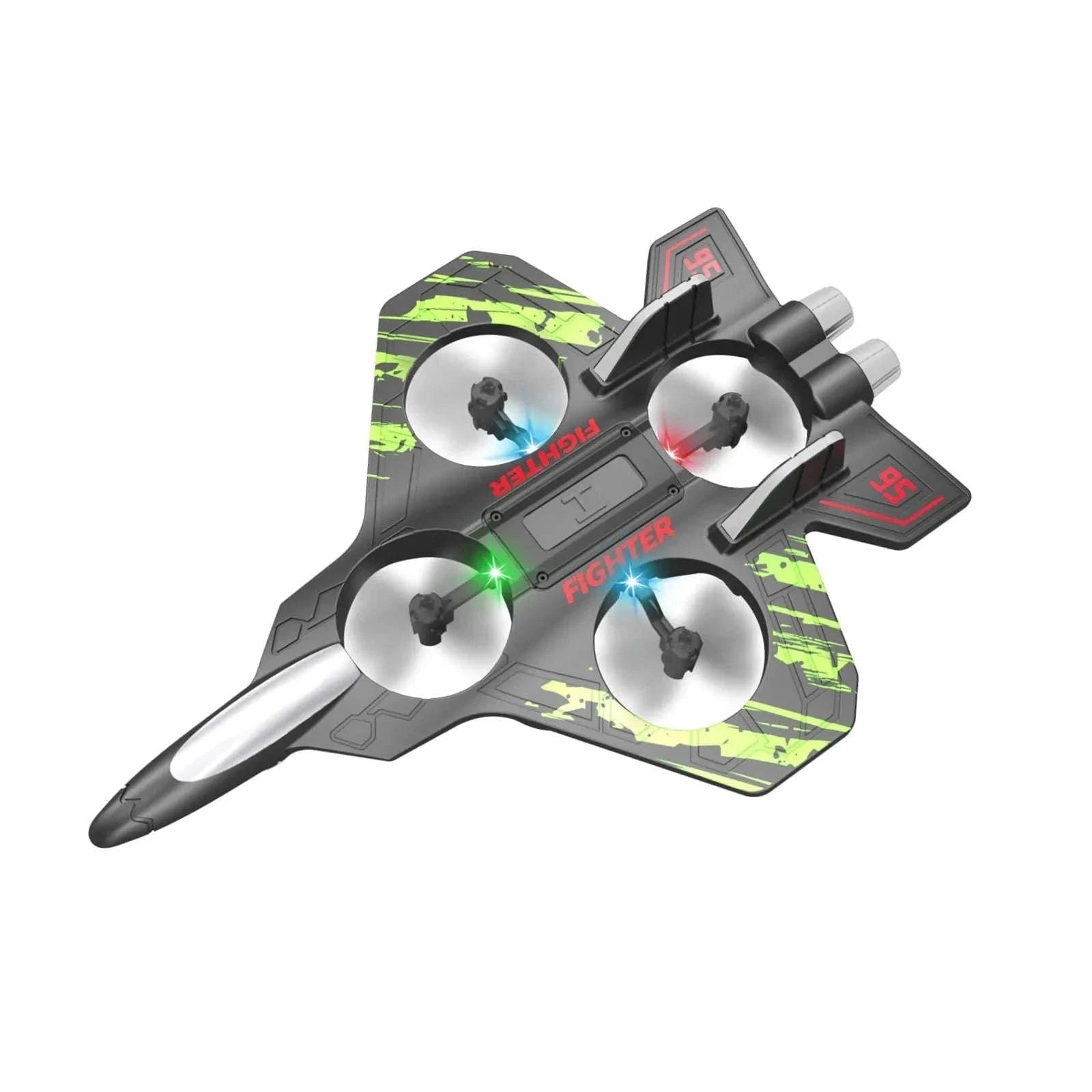 Remote Control Foam Jet Plane with LEDs and 4-Channel Control-