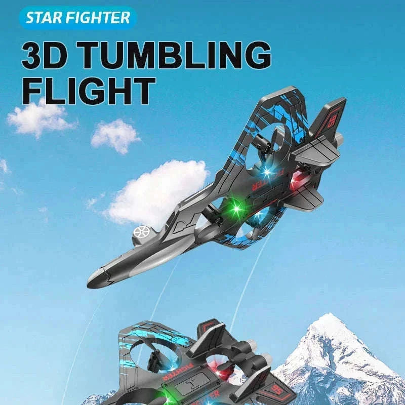 Remote Control Foam Jet Plane with LEDs and 4-Channel Control-