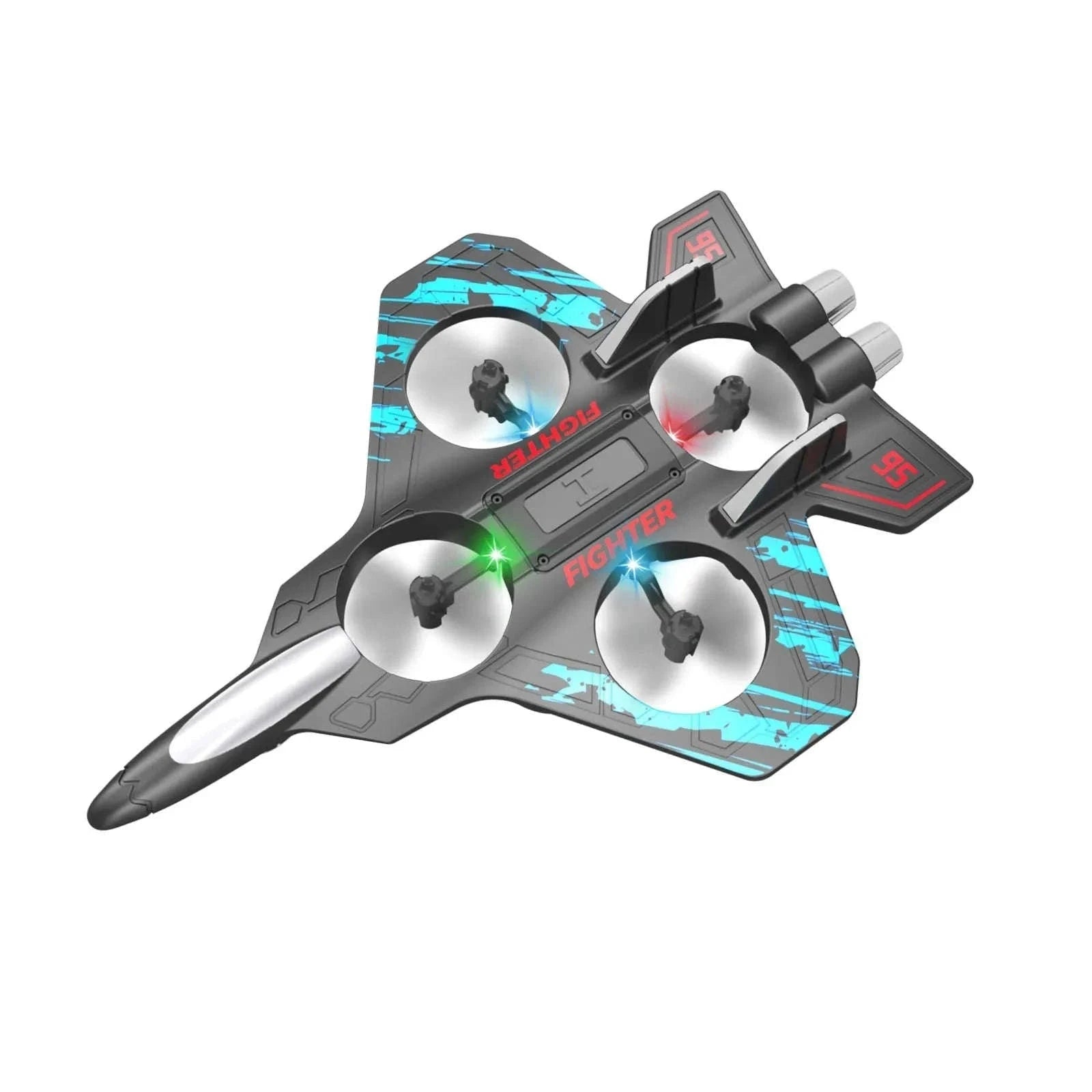 Remote Control Foam Jet Plane with LEDs and 4-Channel Control-