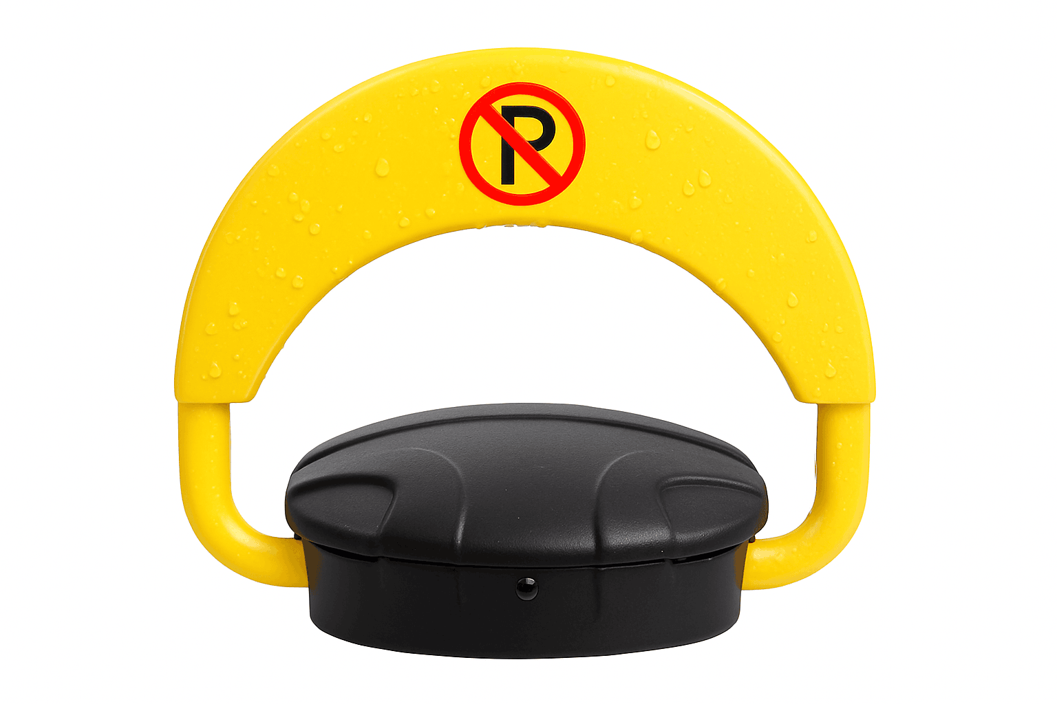 Remote Control Parking Barrier Post: Secure Your Parking Space Effortlessly-YELLOW / france
