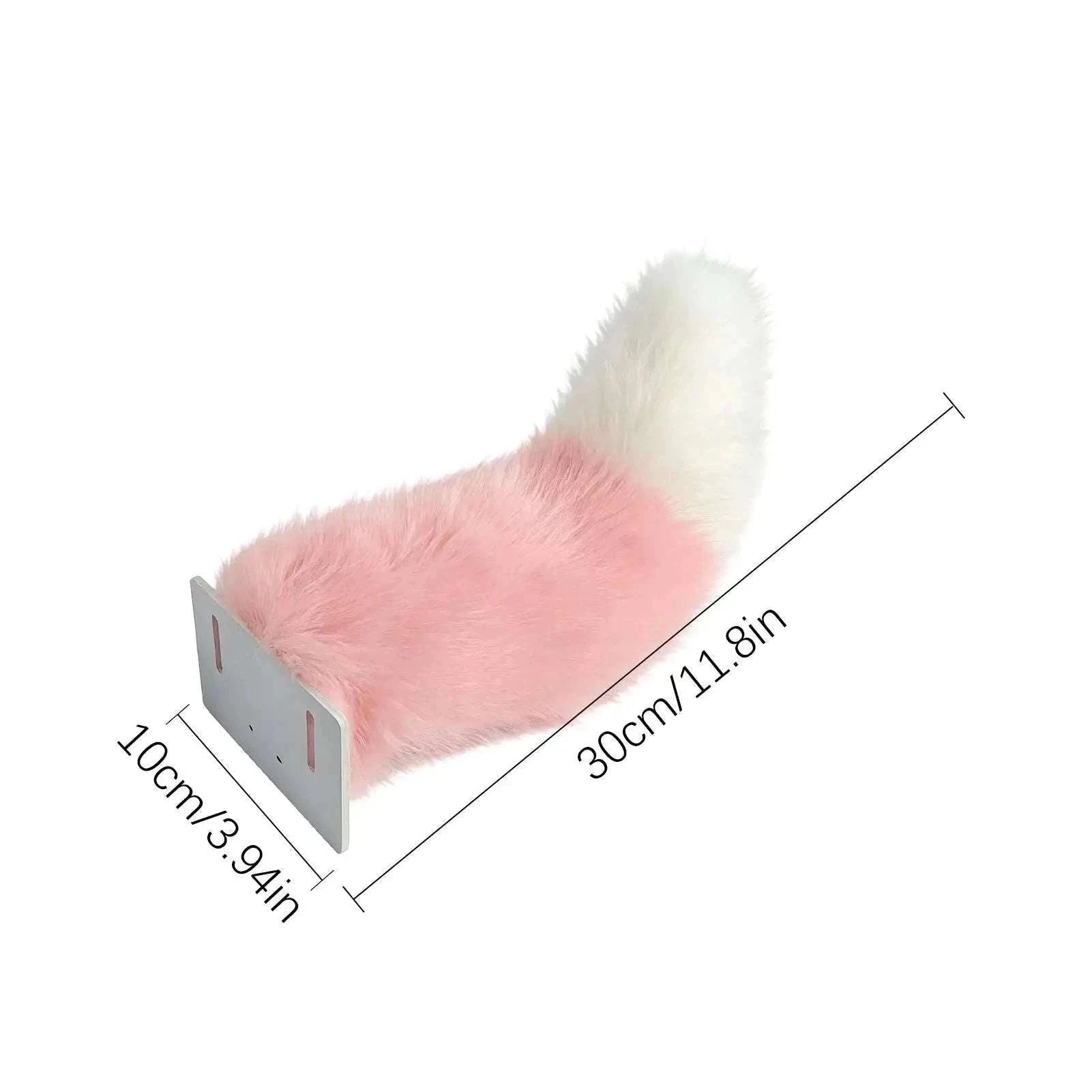 Remote Control Wagging Fox Tail for Scooter & Motorcycle Decor-Pink