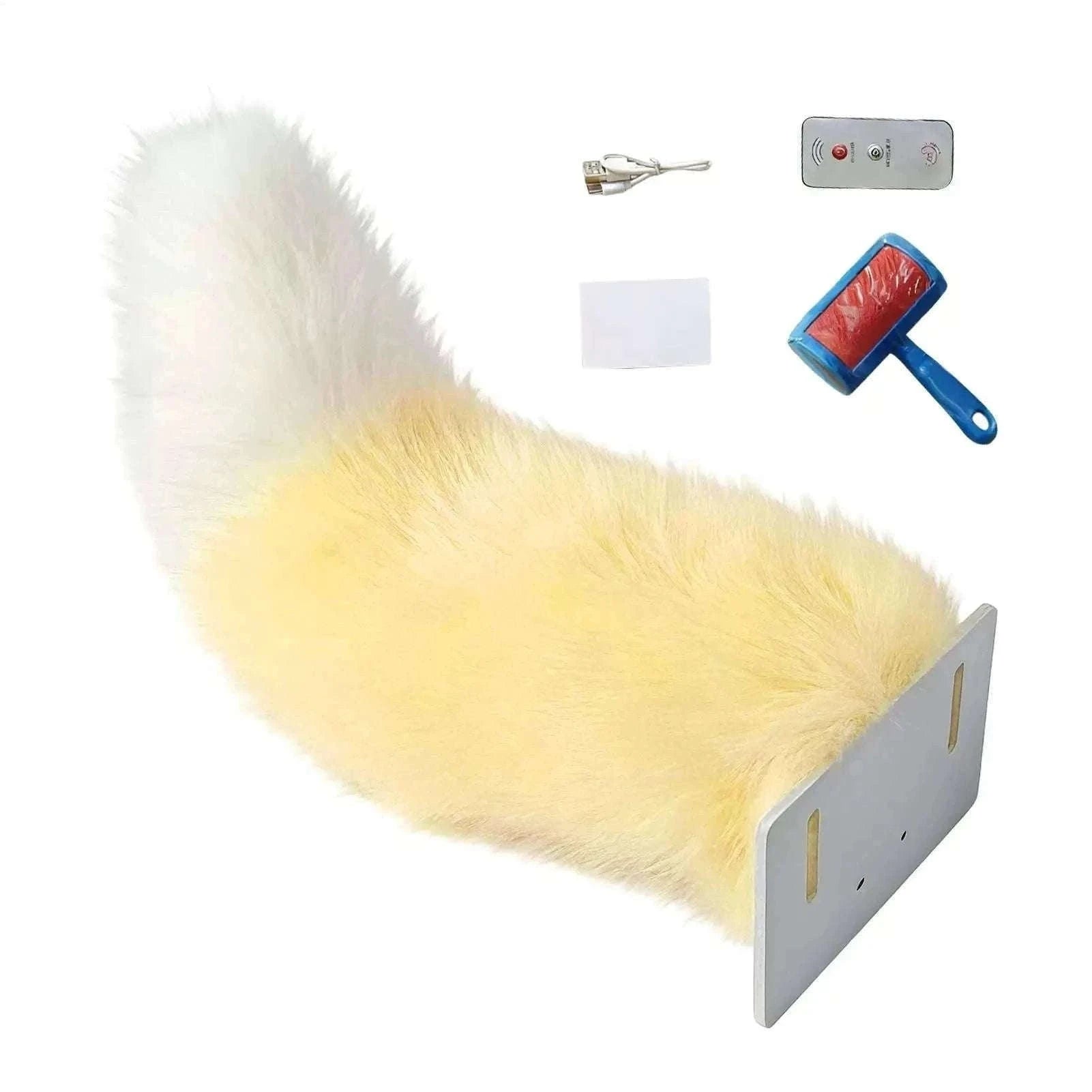 Remote Control Wagging Fox Tail for Scooter & Motorcycle Decor-Pink
