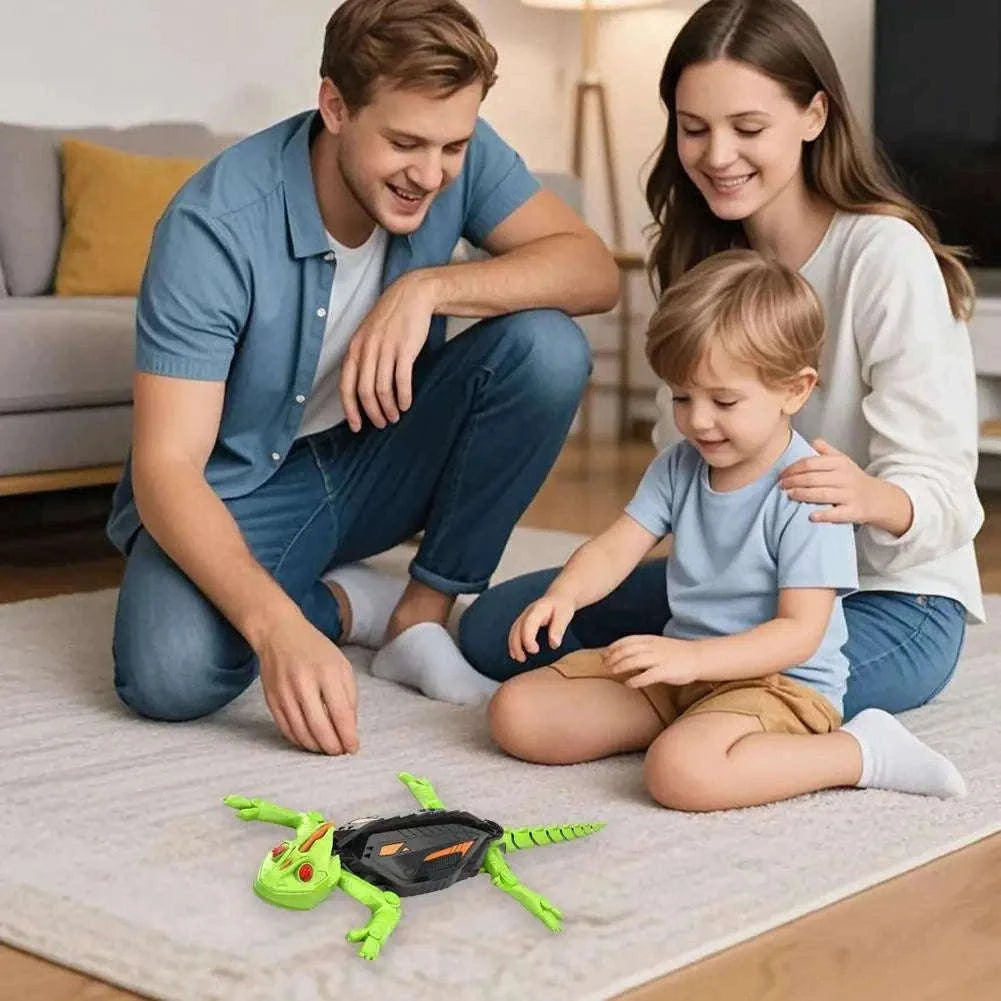 Remote Control Wall Climbing Lizard Robot Toy-D