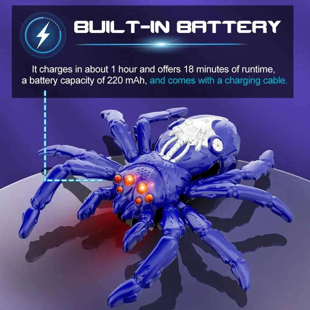 Remote Control Wall Climbing Lizard Robot Toy-D