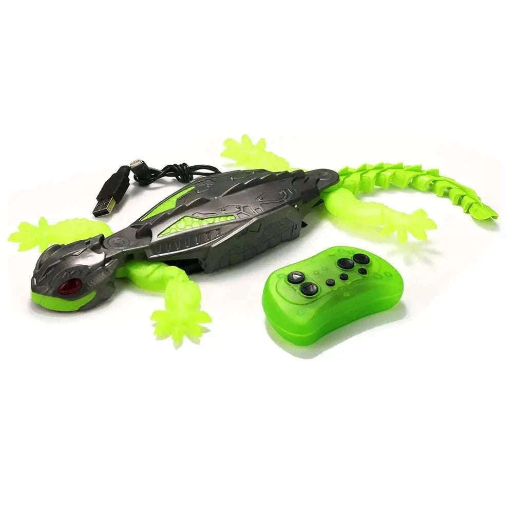 Remote Control Wall Climbing Lizard Robot Toy-D