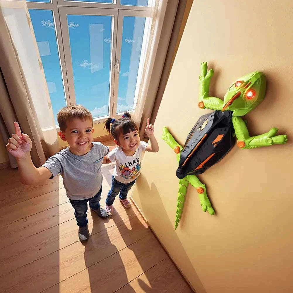 Remote Control Wall Climbing Lizard Robot Toy-D
