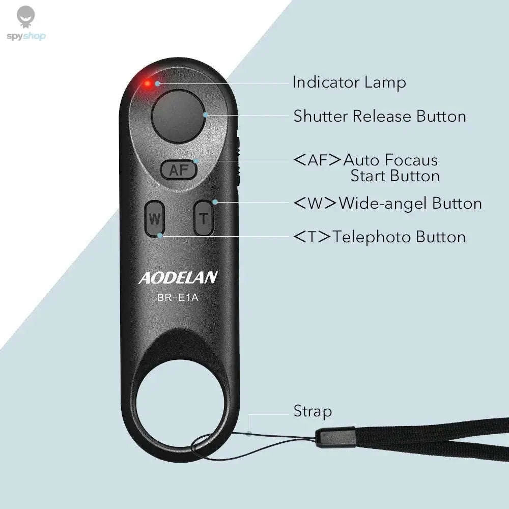 RemoteShot BR-E1 Wireless Bluetooth Shutter Release for Canon-Black BR-E1A / CHINA