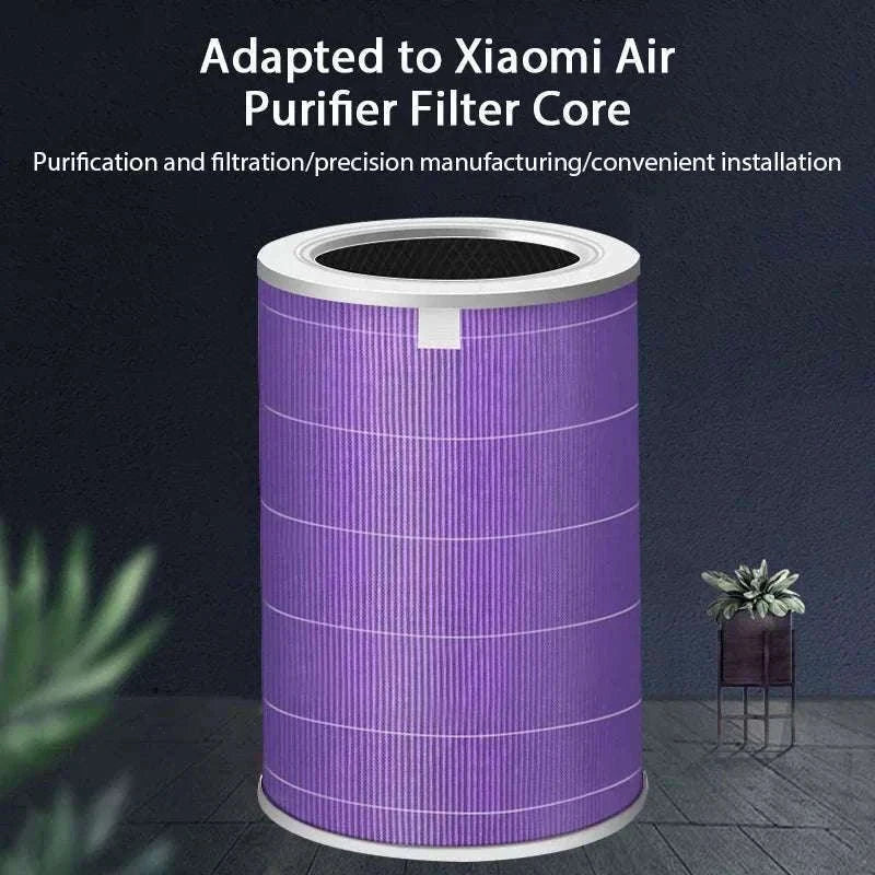 Replacement HEPA Air Filter for Xiaomi Mi Air Purifier 1/2/3 Series-Purple