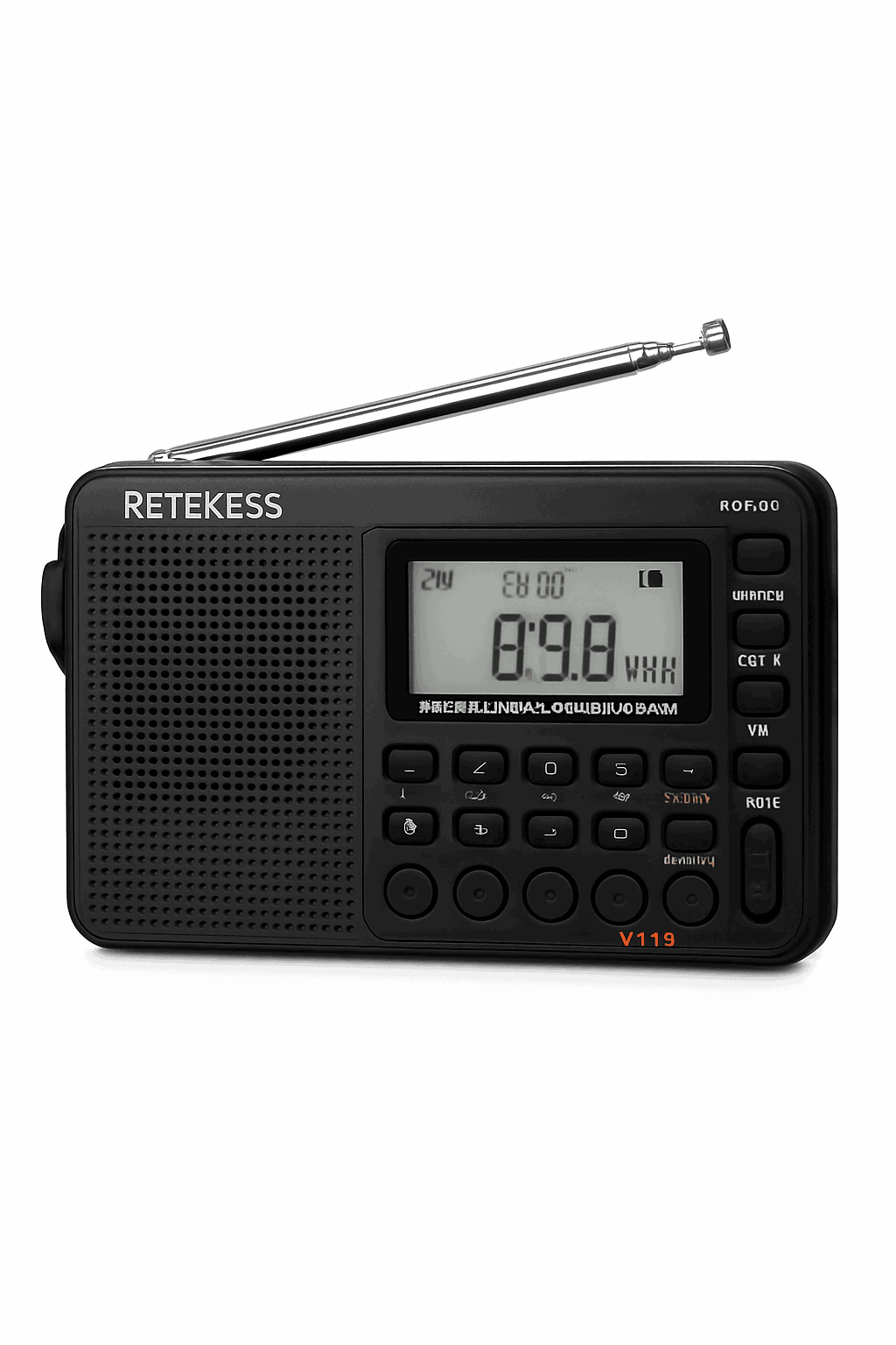 Retekess V115 Portable Radio with USB Recording-V115
