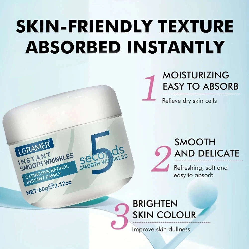 Retinol Anti-Wrinkle Cream for Smoother, Brighter Skin-30g