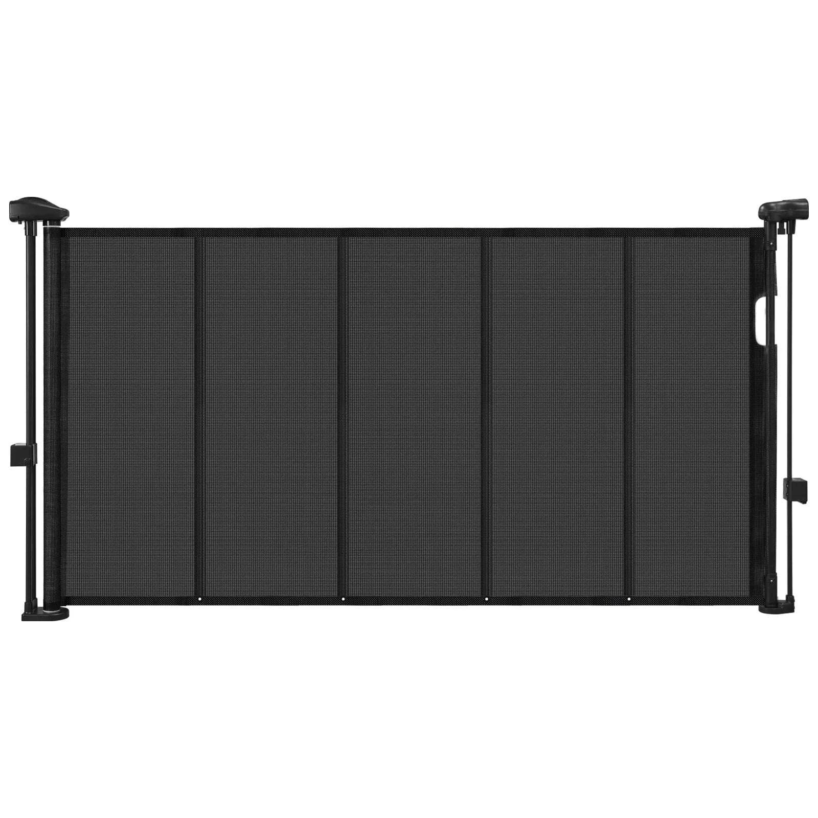 Retractable Baby Gate 34" Tall Extendable Mesh Safety Gate-Grey / 71inch / france