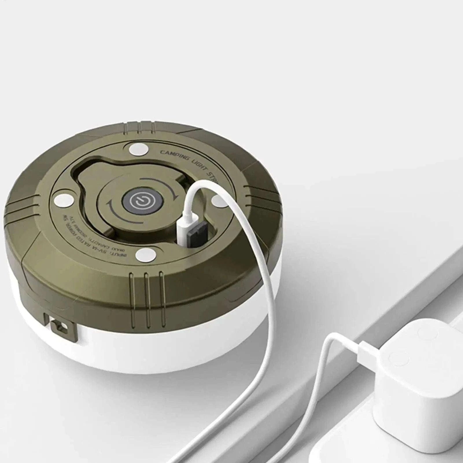 Retractable Camping String Lights 20m USB-C Rechargeable 2600mAh-A