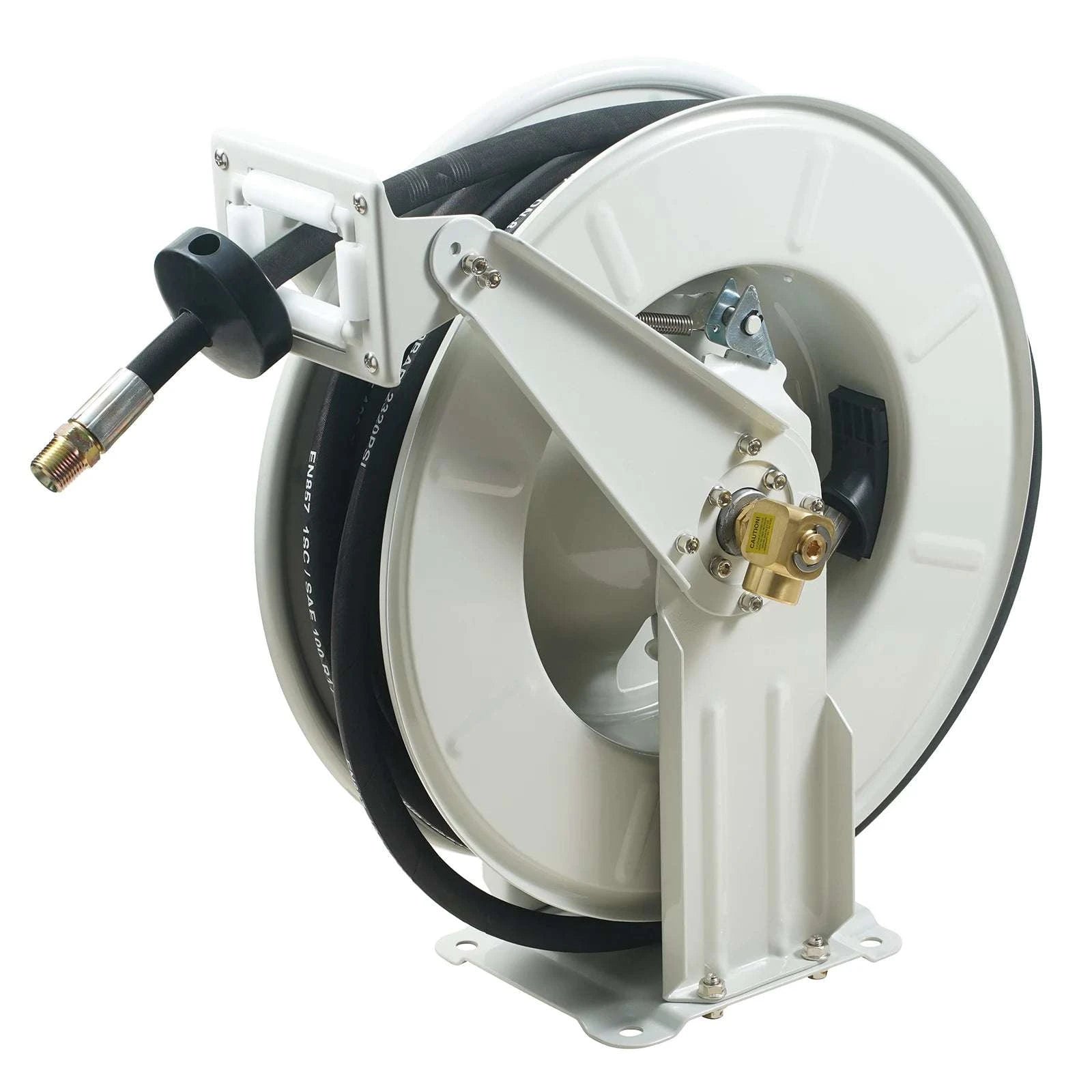 Retractable Fuel Hose Reel with Auto Rewind, 33–66ft Options-66ft 0.75 in / United States