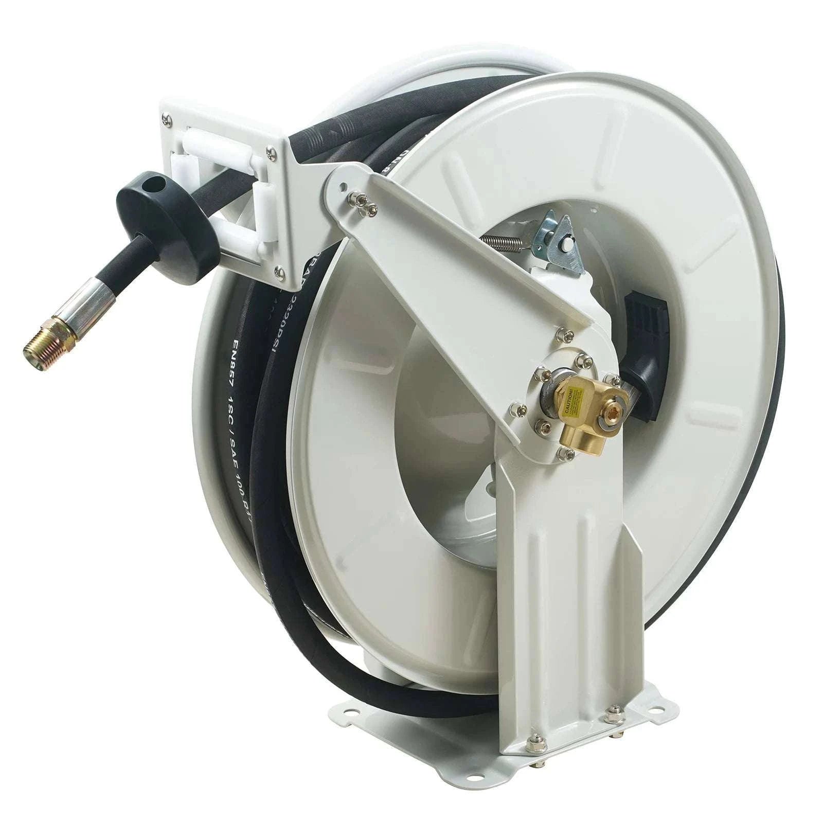 Retractable Fuel Hose Reel with Auto Rewind, 33–66ft Options-66ft 0.75 in / United States