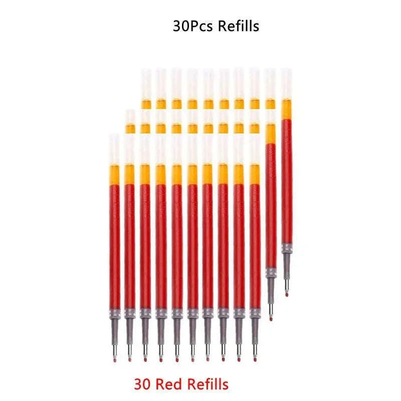 Retractable Gel Pens Set with Smooth 0.5mm Gel Ink-6 Blue pen