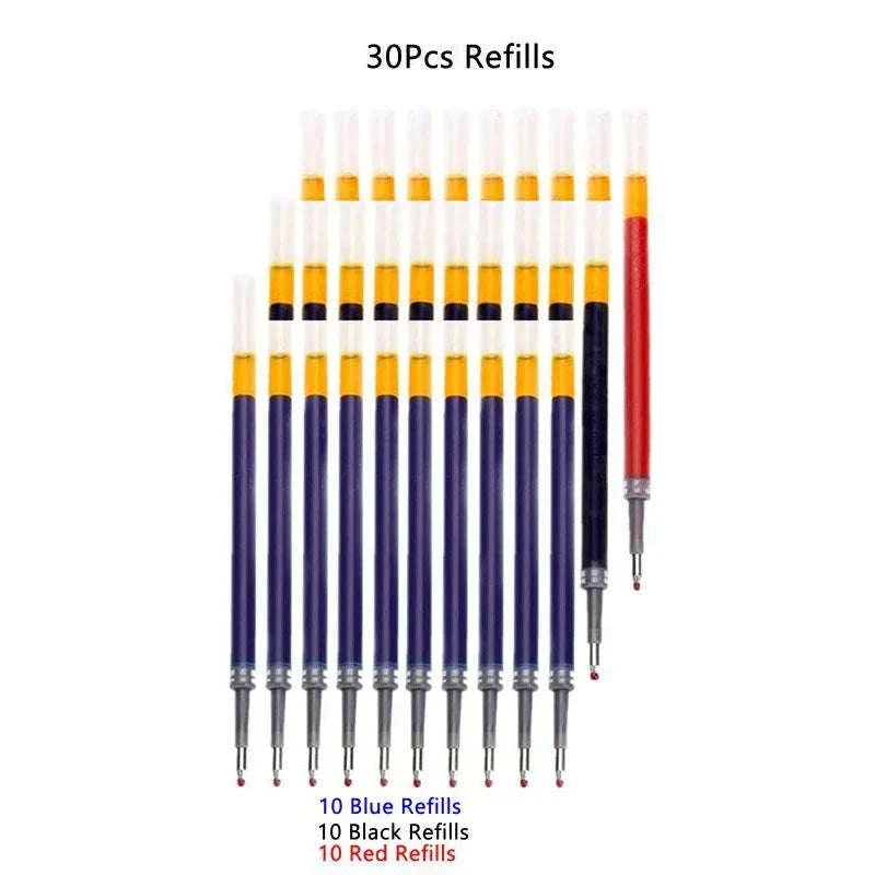 Retractable Gel Pens Set with Smooth 0.5mm Gel Ink-6 Blue pen