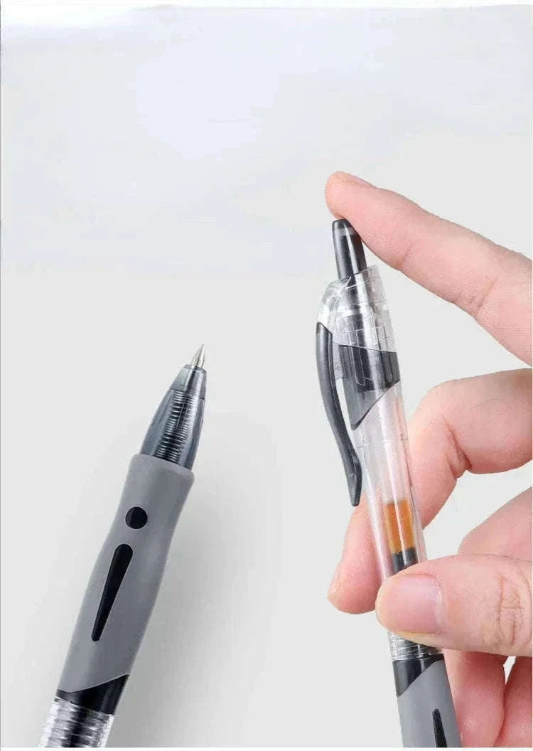 Retractable Gel Pens Set with Smooth 0.5mm Gel Ink-6 Blue pen