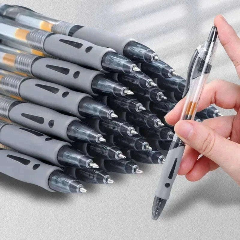 Retractable Gel Pens Set with Smooth 0.5mm Gel Ink-6 Blue pen