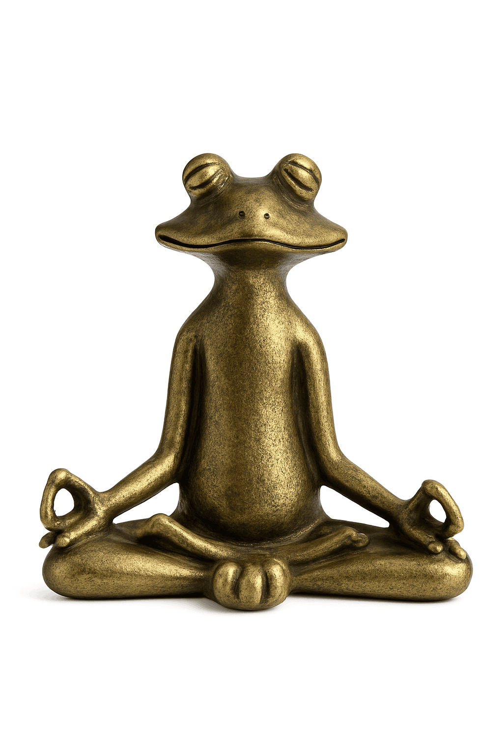 Retro Copperware Zen Frog Incense Holder-Default Title