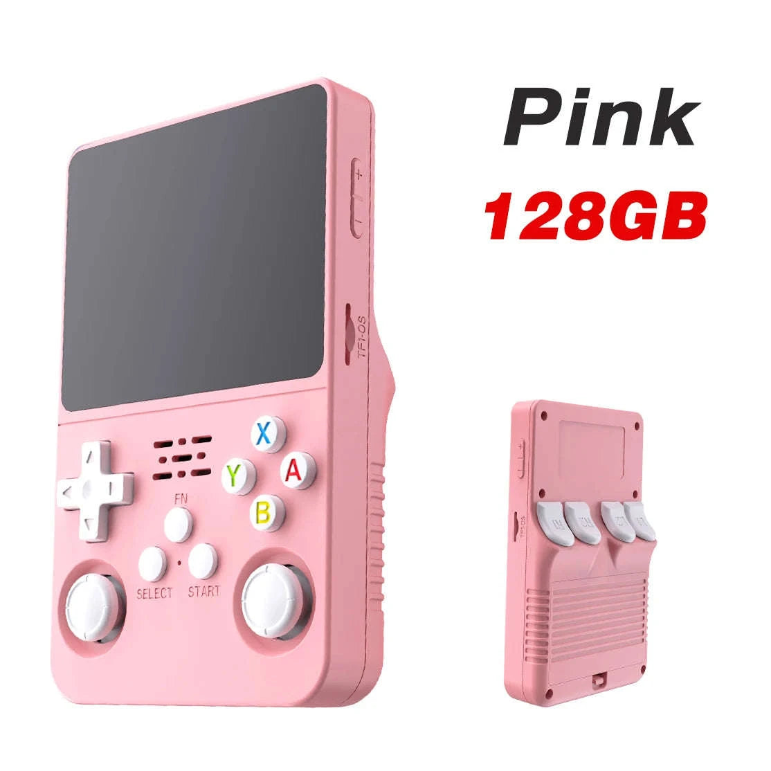 Retro Handheld Game Console with 3.5" IPS Screen and 15000 Games-Purple-64G-1