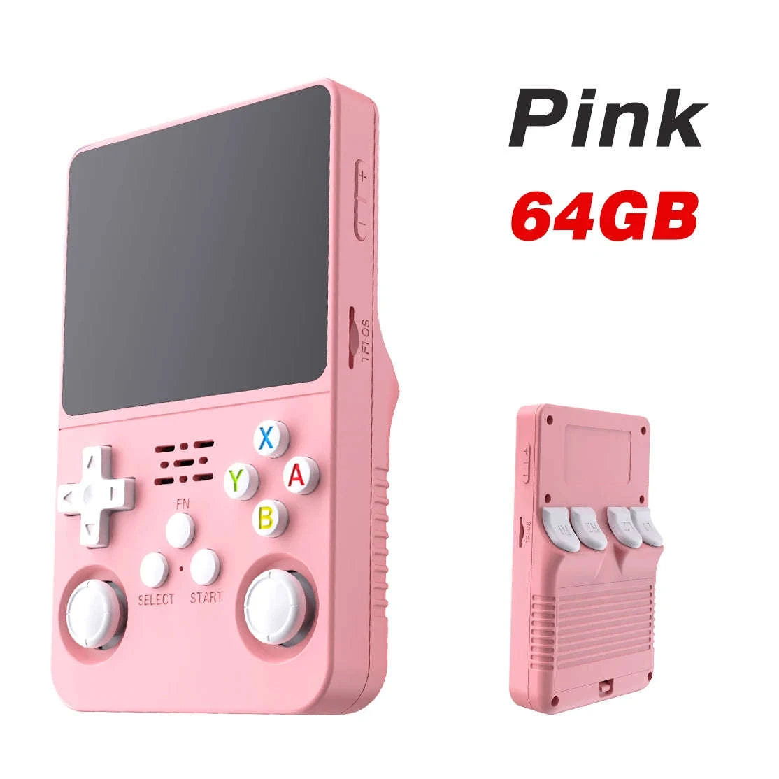 Retro Handheld Game Console with 3.5" IPS Screen and 15000 Games-Purple-64G-1