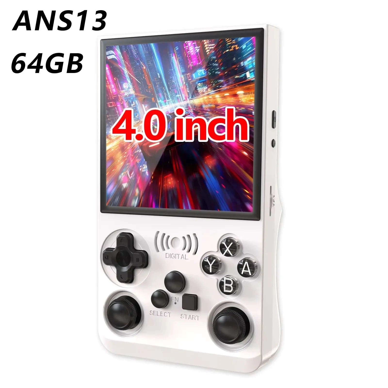 Retro Handheld Video Game Console 4.0 Inch IPS Screen 16000 Games Linux Portable Pocket Player-PURPLE / United States