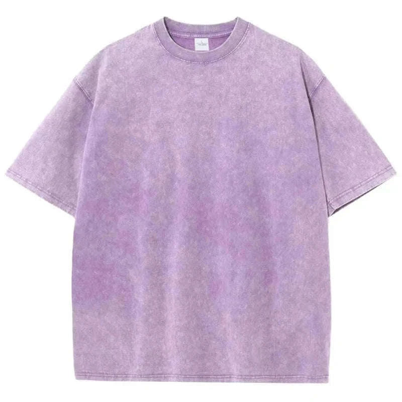 Retro Heavyweight T-Shirt-Gray / S 45-55KG