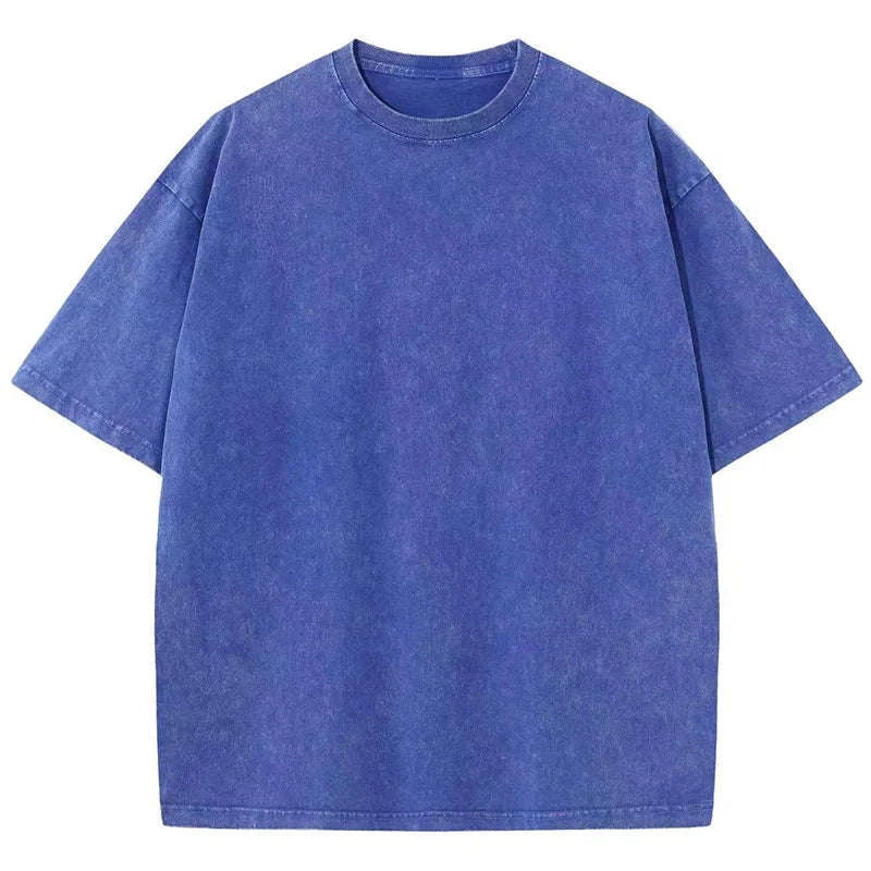 Retro Heavyweight T-Shirt-Gray / S 45-55KG