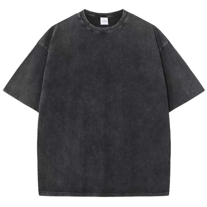 Retro Heavyweight T-Shirt-Gray / S 45-55KG